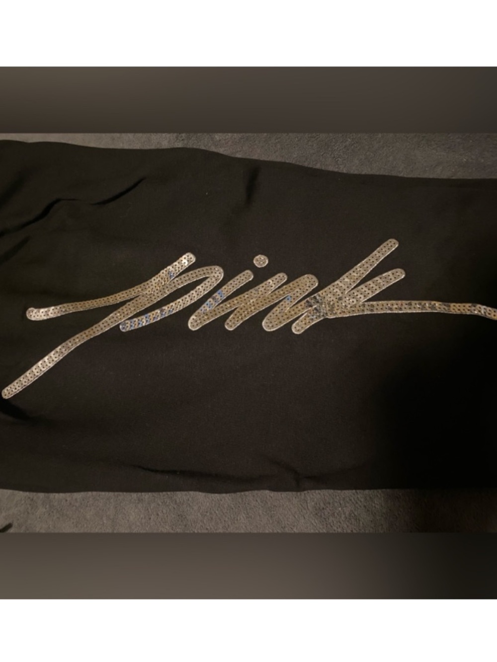 Pink Victoria’s Secret bling sequin sweatpants - Picture 3 of 6
